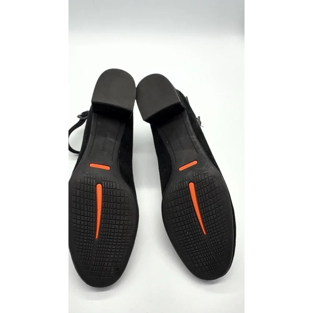 Rockport Total Motion Trutech Black Suede Pumps Heels Size 10